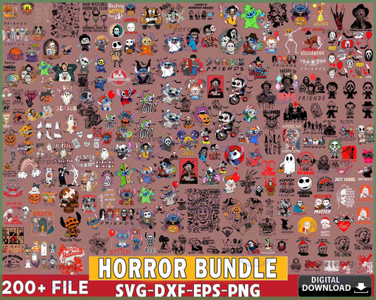 200+ file Horror bundle svg. halloween svg dxf eps png, bundle halloween svg, cricut, for Cricut, Silhouette, Digital Download, Instant Download