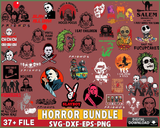 37+ file Horror bundle svg. halloween svg dxf eps png, bundle halloween svg, cricut, for Cricut, Silhouette, Digital Download, Instant Download