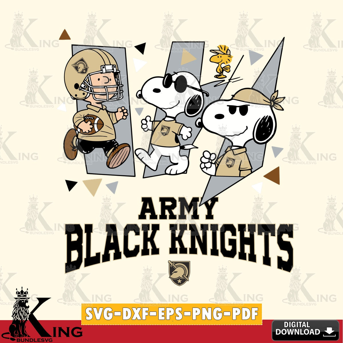 Army Black Knights Peanuts Joe Cool SVG, Cricut, Cut file , Digital Download , Instant Download, Peanuts svg, NCAA svg, Football svg, Sport svg