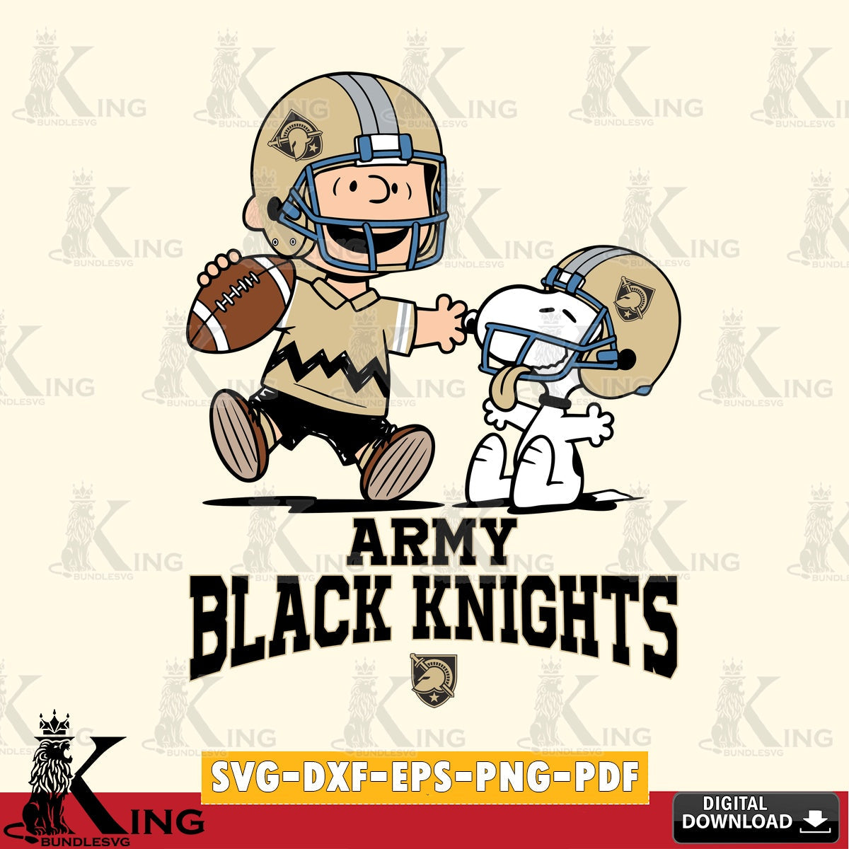 Army Black Knights Snoopy and Peanut Fun SVG, Cricut, Cut file , Digital Download , Instant Download, Peanuts svg, NCAA svg, Football svg, Sport svg