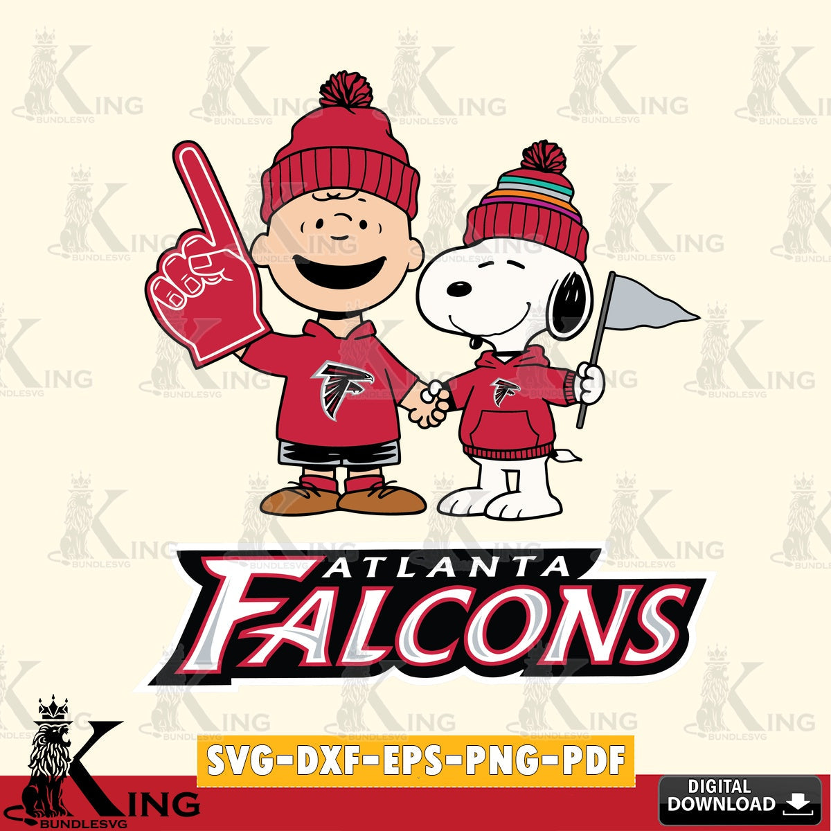 Atlanta Falcons Peanuts Fan Gear Cricut file , Cut file , Digital Download , PDF File , Instant Download