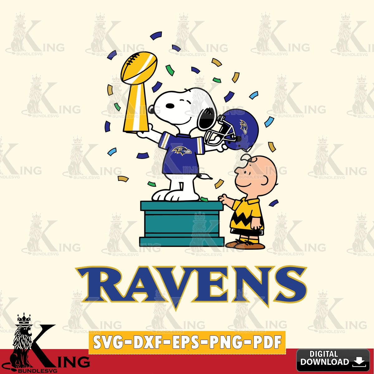 Baltimore Ravens Peanuts Winner Cricut file , Cut file , Digital Download , PDF File , Instant Download