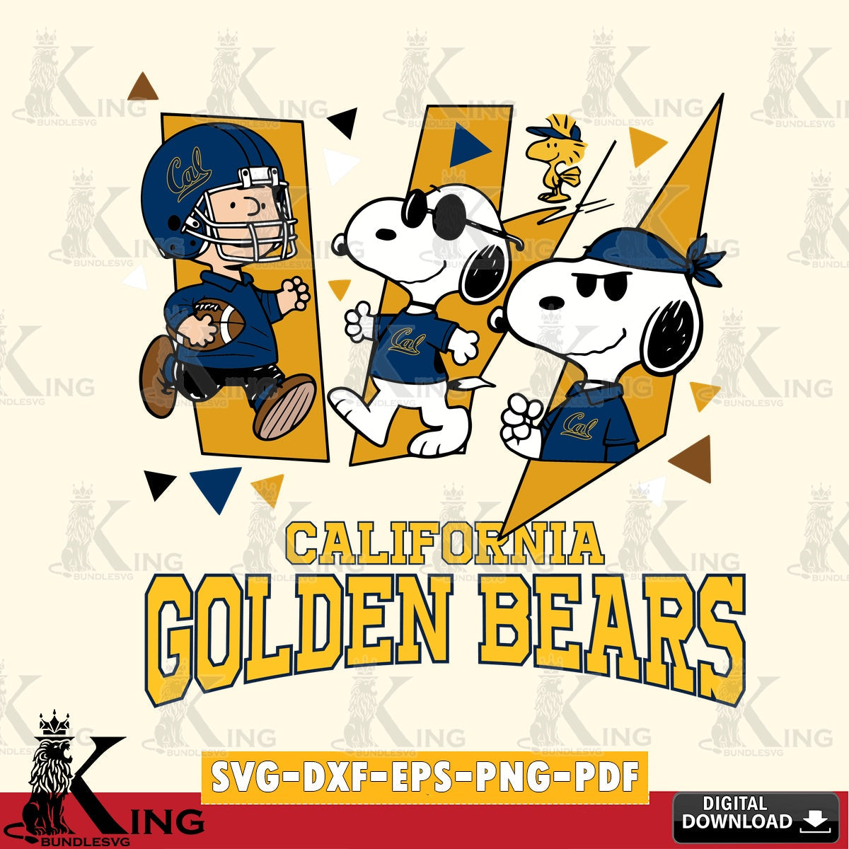 California Golden Bears Peanuts Joe Cool SVG, Cricut, Cut file , Digital Download , Instant Download, Peanuts svg, NCAA svg, Football svg, Sport svg