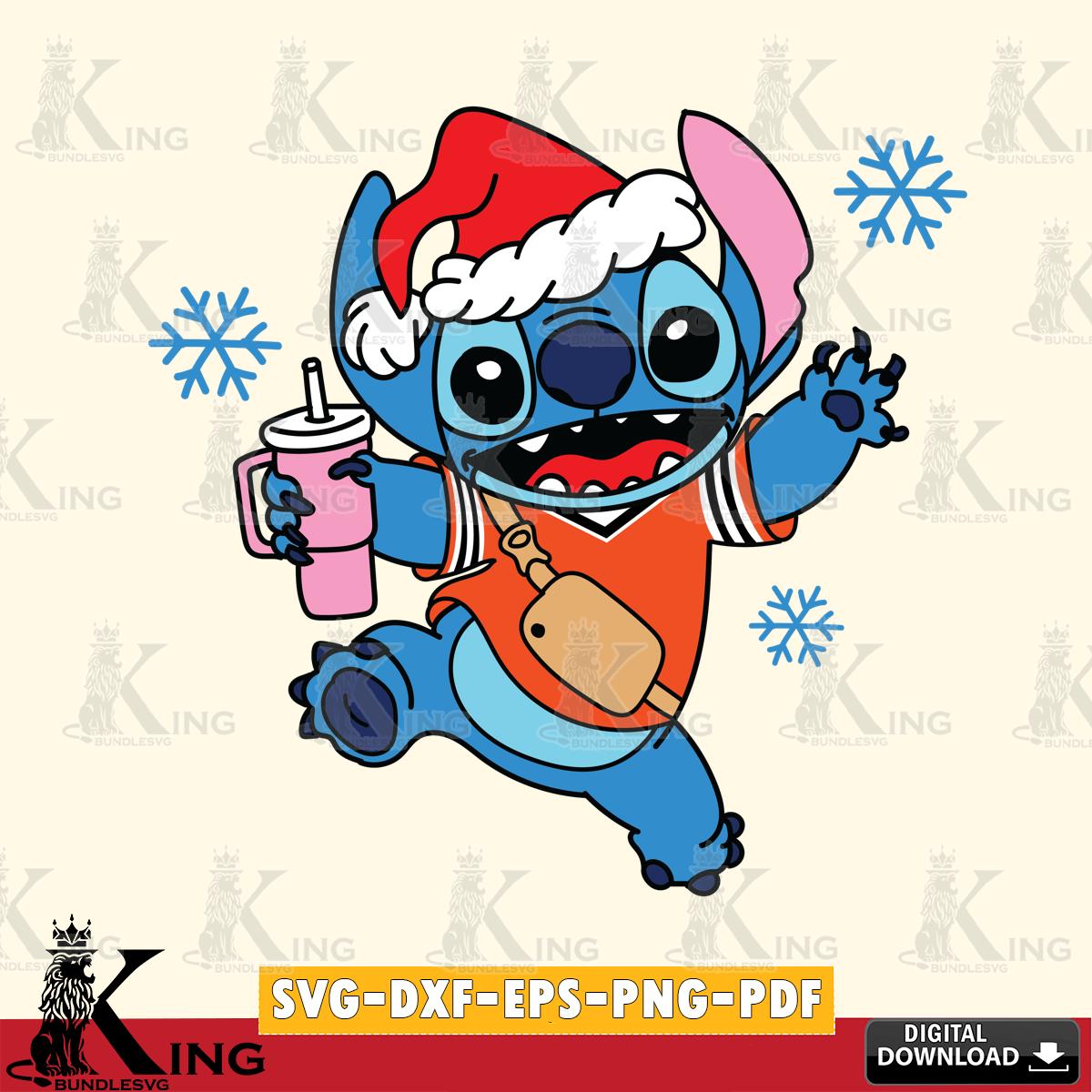 Cincinnati Bengals Christmas Stitch With Tumbler SVG, NFL for Cricut, Silhouette, Digital Download , file cut