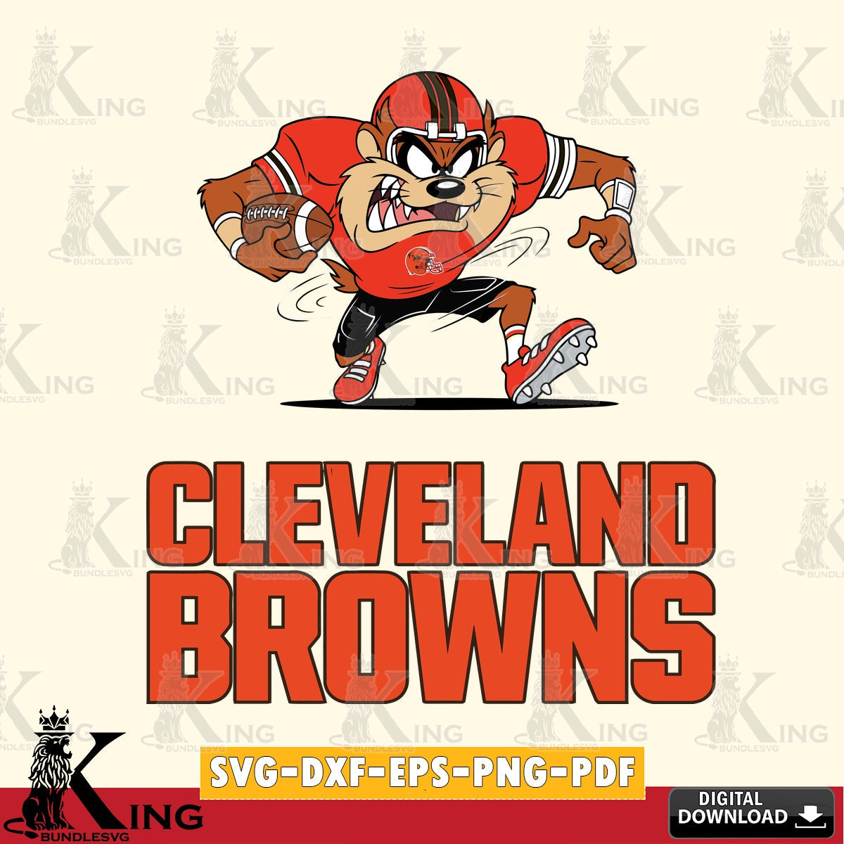 Cleveland Browns Taz Football Helmet Cut file , Digital Download , Instant Download, Looney Tunes svg, Football svg