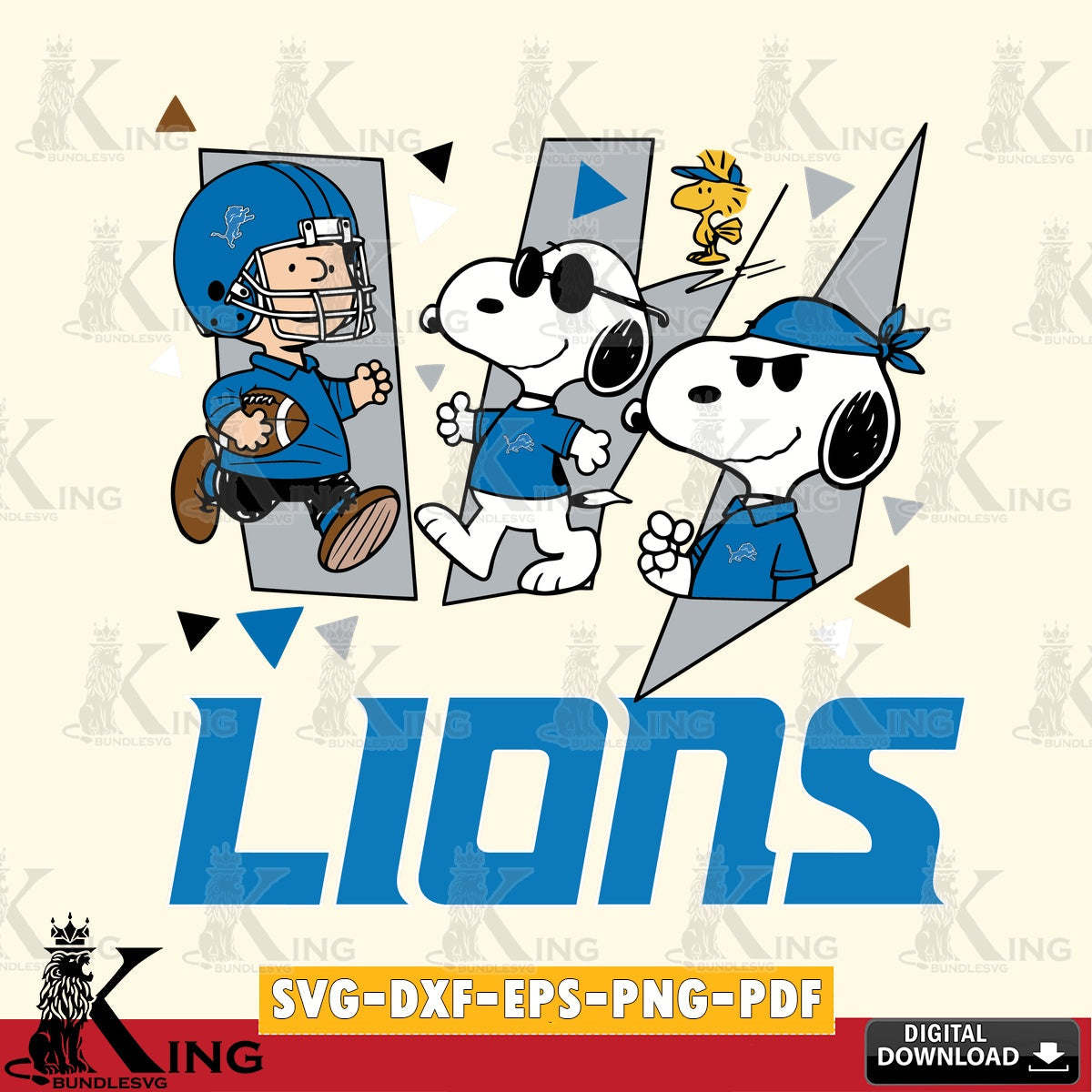 Detroit Lions Peanuts Joe Cool Cricut file , Cut file , Digital Download , PDF File , Instant Download