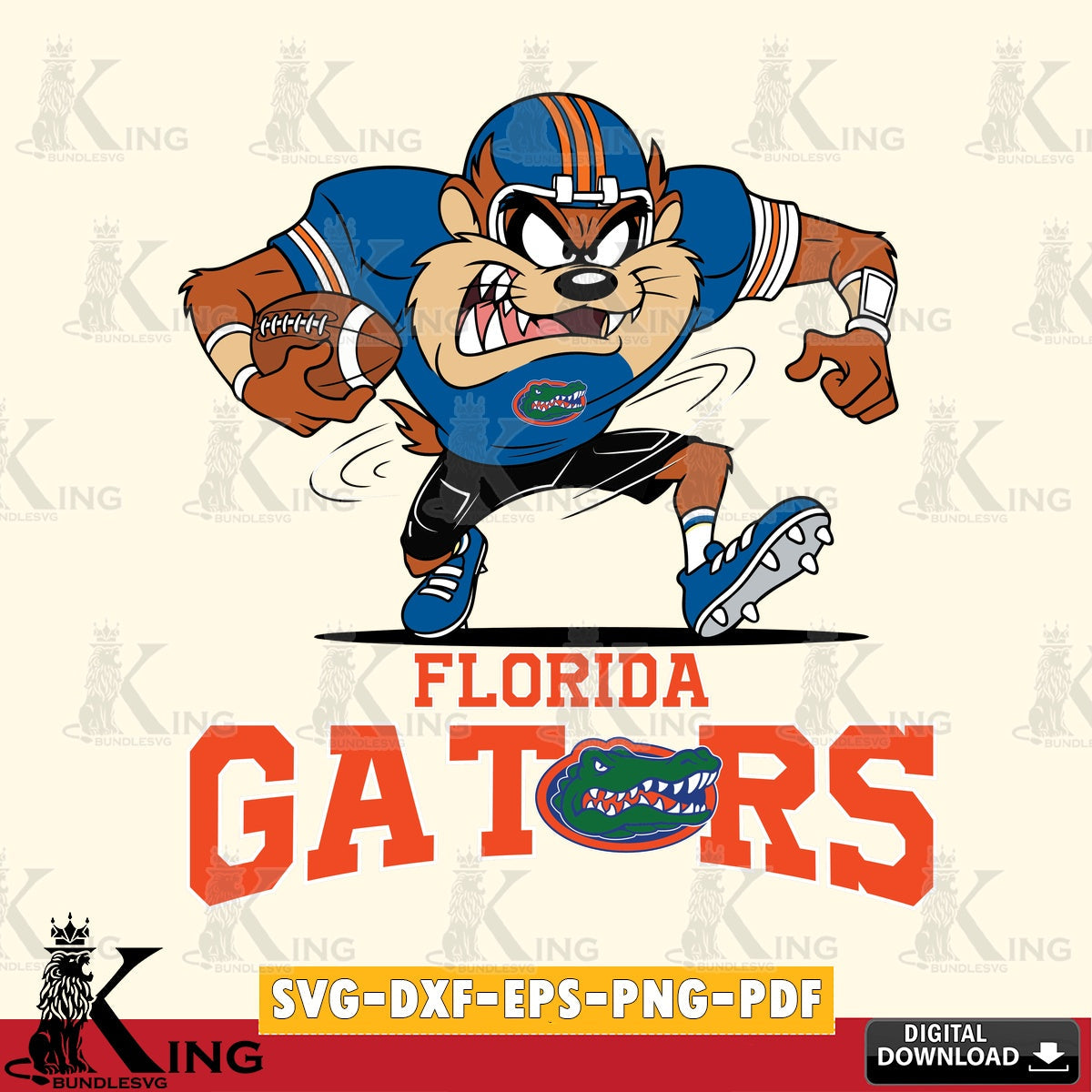 Florida Gators Taz Football Helmet SVG file, Cut file , Digital Download , Instant Download, Taz svg, NCAA svg
