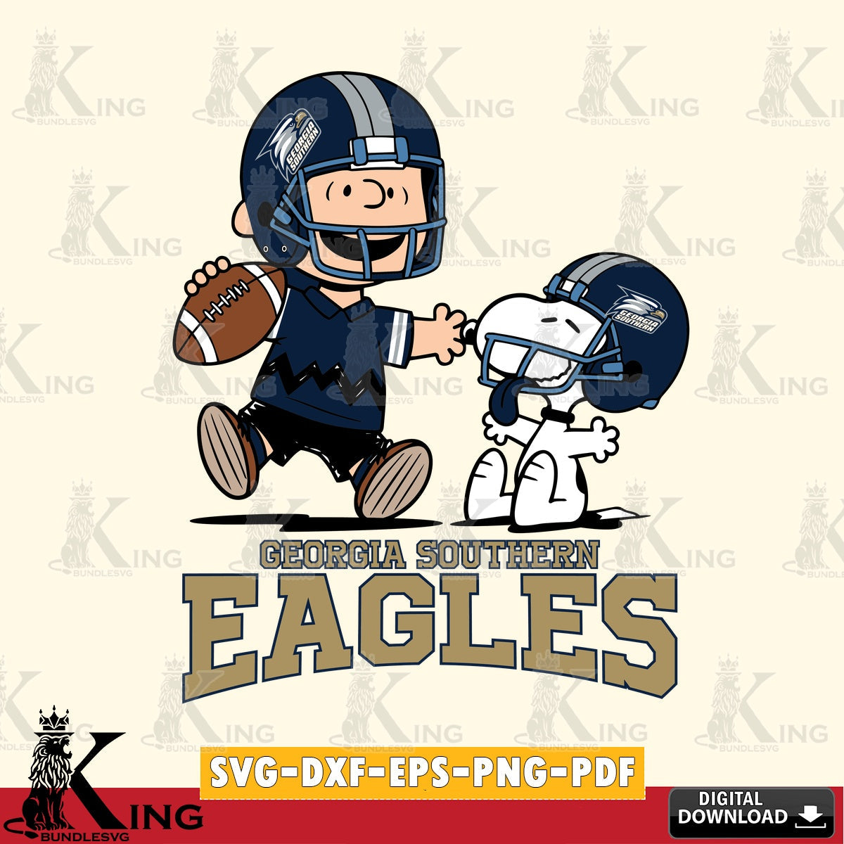Georgia Southern Eagles Snoopy and Peanut Fun SVG, Cricut, Cut file , Digital Download , Instant Download, Peanuts svg, NCAA svg, Football svg, Sport svg