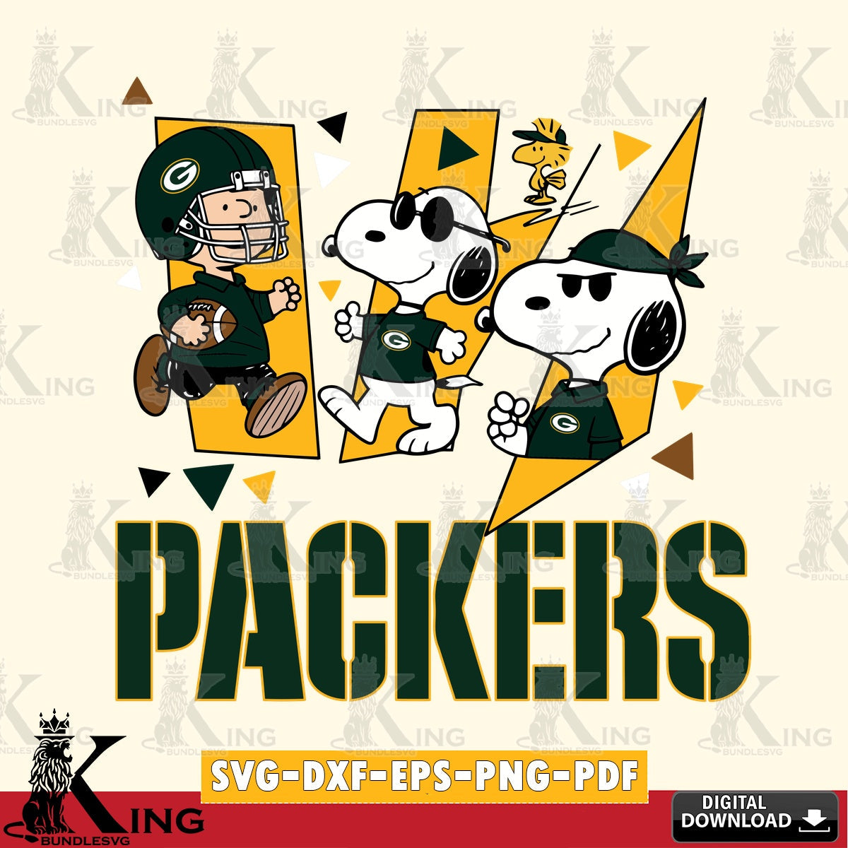 Green Bay Packers Peanuts Joe Cool Cricut file , Cut file , Digital Download , PDF File , Instant Download