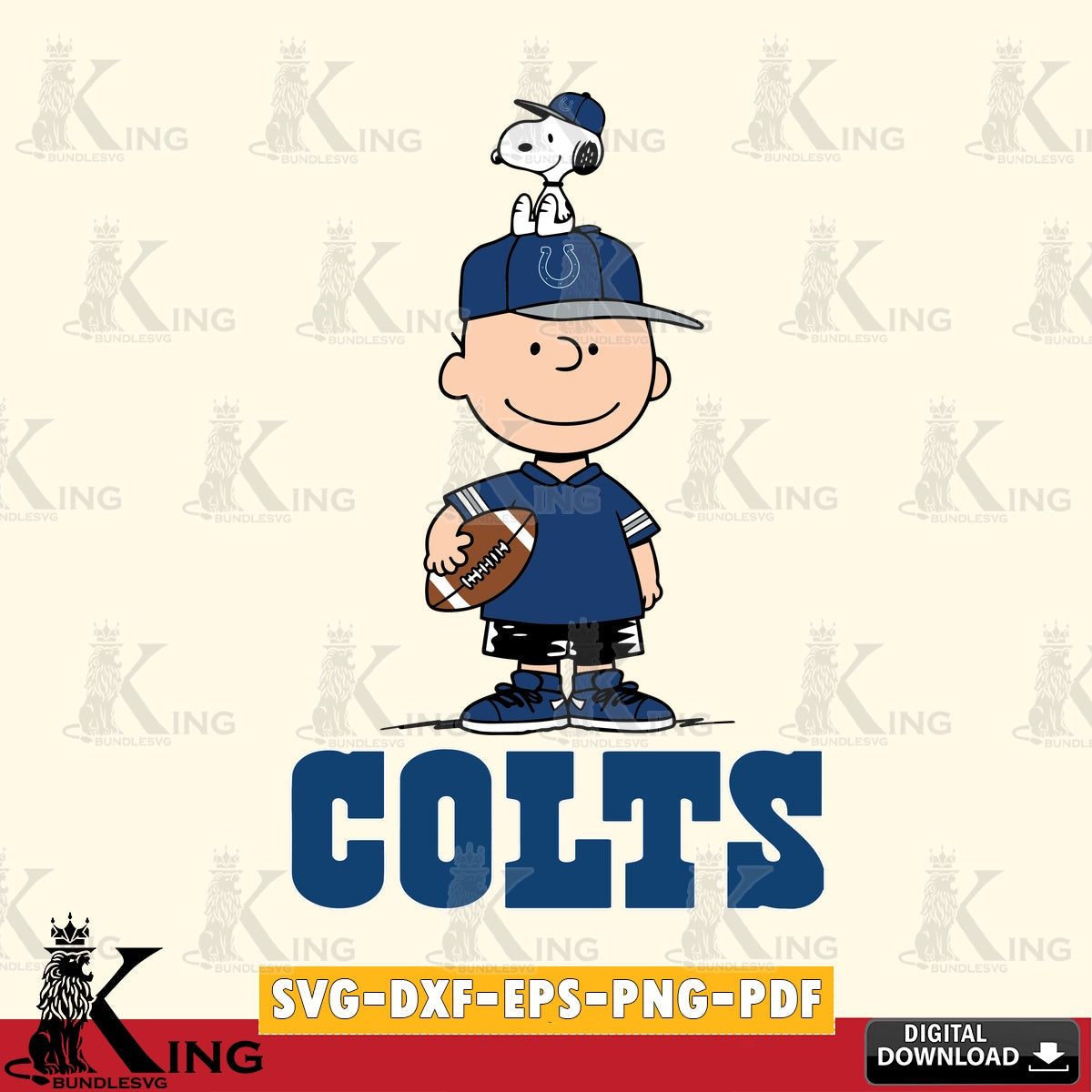 Indianapolis Colts Peanuts Football Rugby Cricut file , Cut file , Digital Download , PDF File , Instant Download