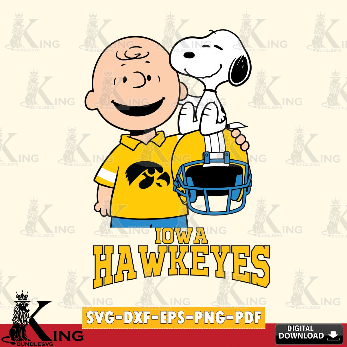 Iowa Hawkeyes Snoopy On Helmet SVG, Cricut, Cut file , Digital Download , Instant Download, Peanuts svg, NCAA svg, Football svg, Sport svg
