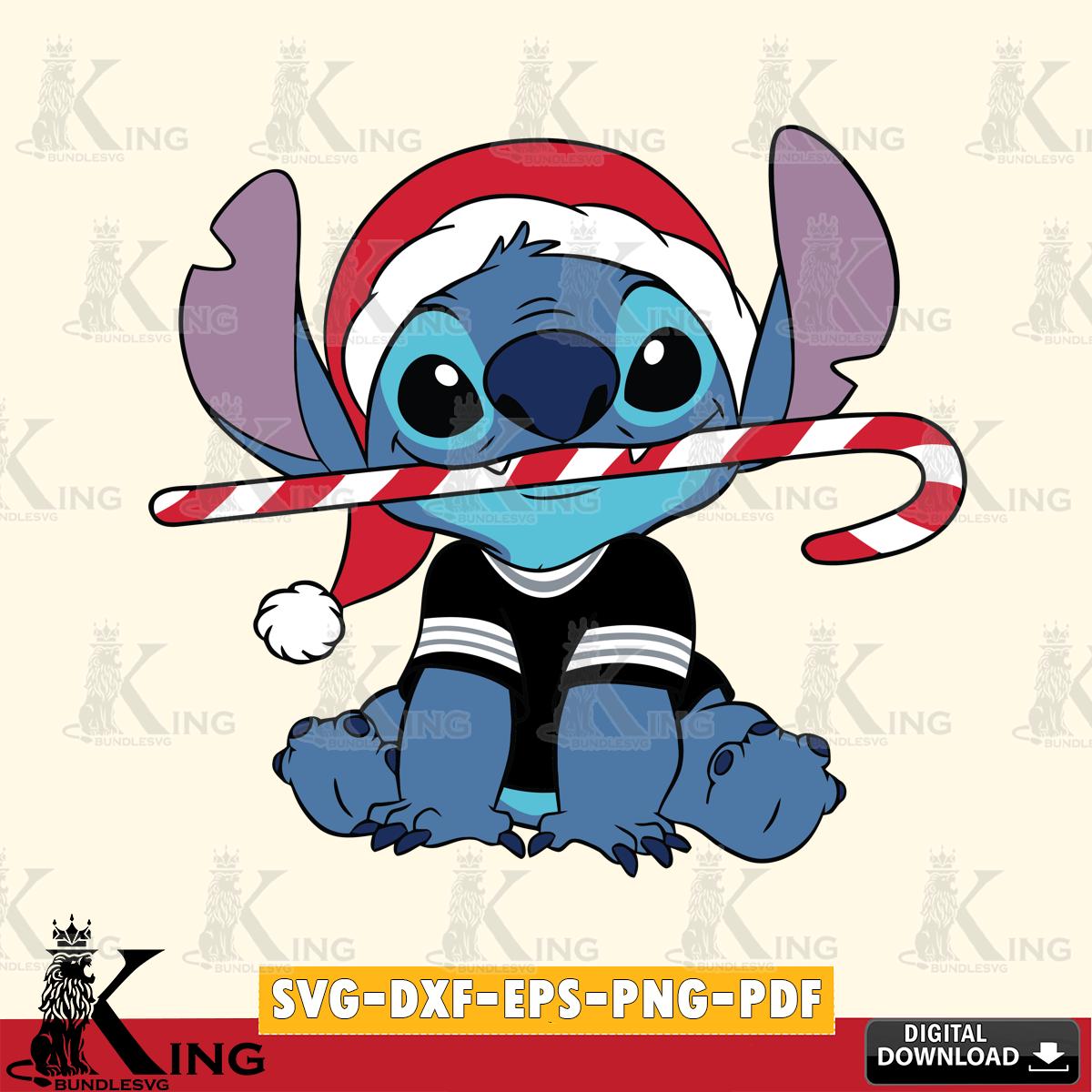 Las Vegas Raiders Stitch Christmas SVG, NFL for Cricut, Silhouette, Digital Download , file cut