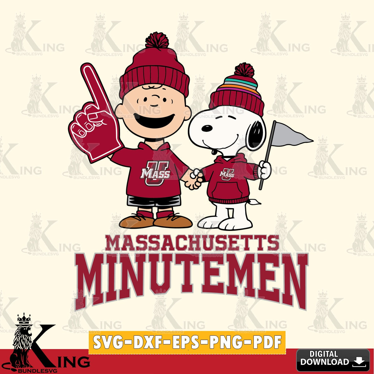 Massachusetts Minutemen Peanuts Fan Gear SVG, Cricut, Cut file , Digital Download , Instant Download, Peanuts svg, NCAA svg, Football svg, Sport svg