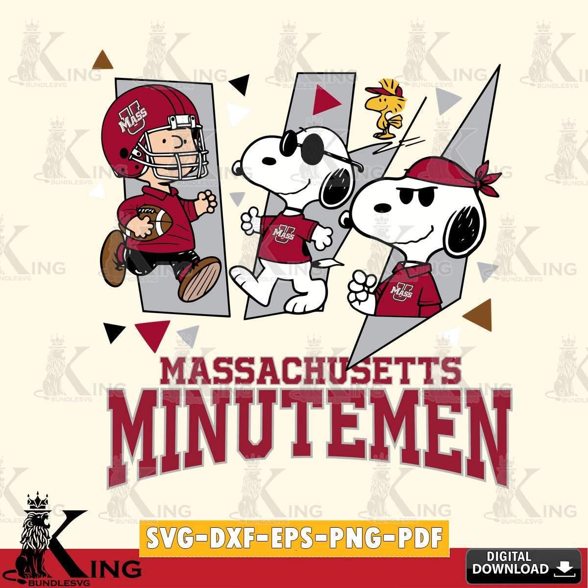 Massachusetts Minutemen Peanuts Joe Cool SVG, Cricut, Cut file , Digital Download , Instant Download, Peanuts svg, NCAA svg, Football svg, Sport svg