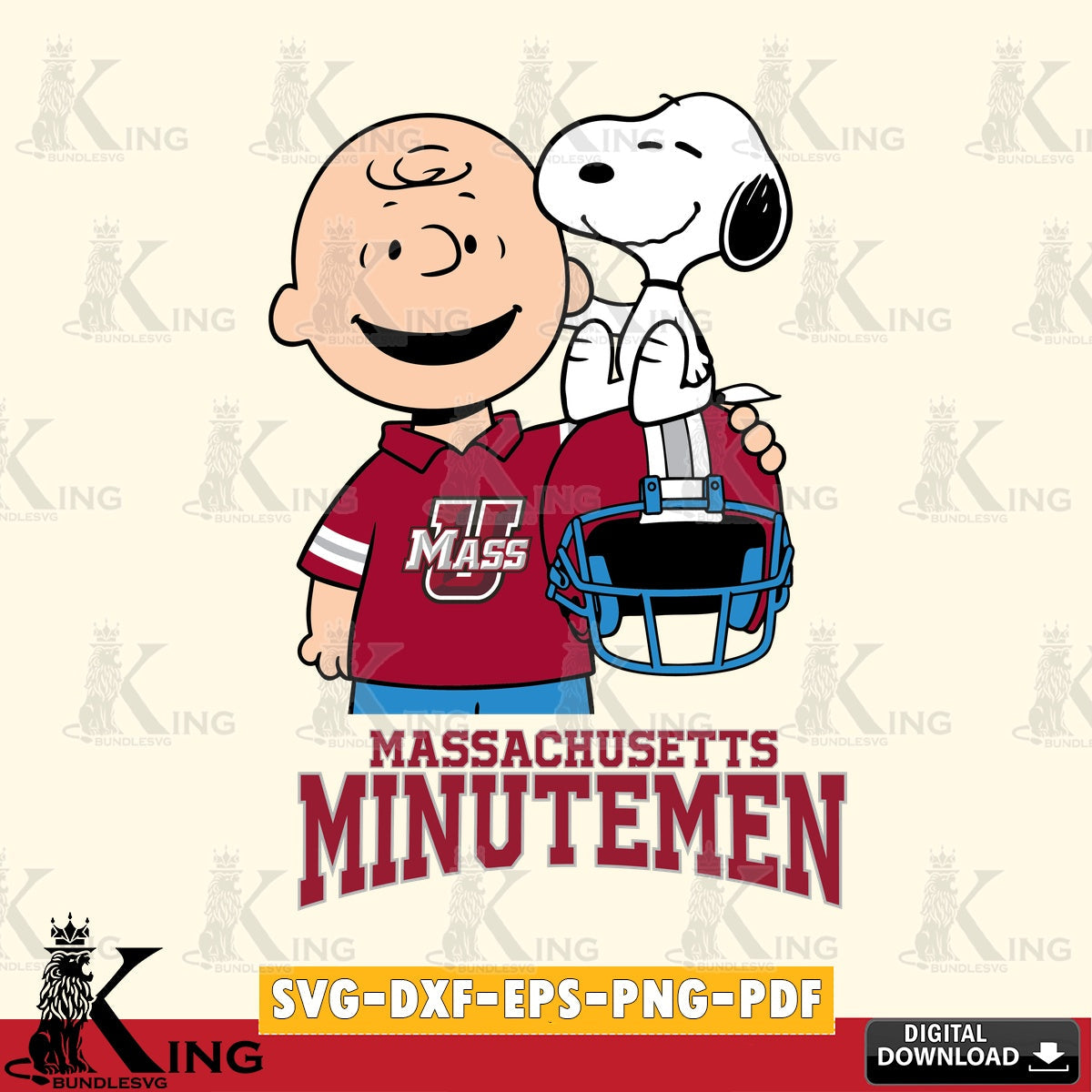 Massachusetts Minutemen Snoopy On Helmet SVG, Cricut, Cut file , Digital Download , Instant Download, Peanuts svg, NCAA svg, Football svg, Sport svg