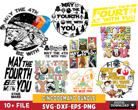 May The Fourth Be With You svg,May The Force Be With You svg , Star Wars svg , Galaxy Edge svg , Star Wars Day svg eps dxf png, for Cricut, Silhouette, digital, file cut