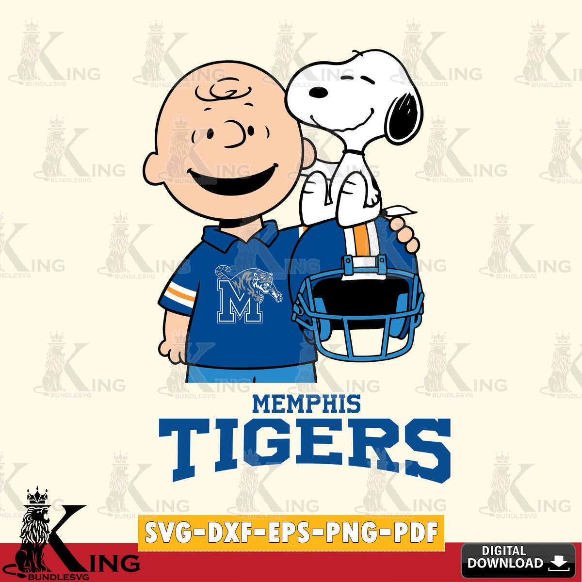Memphis Tigers Snoopy On Helmet SVG, Cricut, Cut file , Digital Download , Instant Download, Peanuts svg, NCAA svg, Football svg, Sport svg