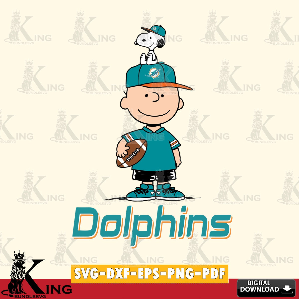 Miami Dolphins Peanuts Football Rugby Cricut file , Cut file , Digital Download , PDF File , Instant Download