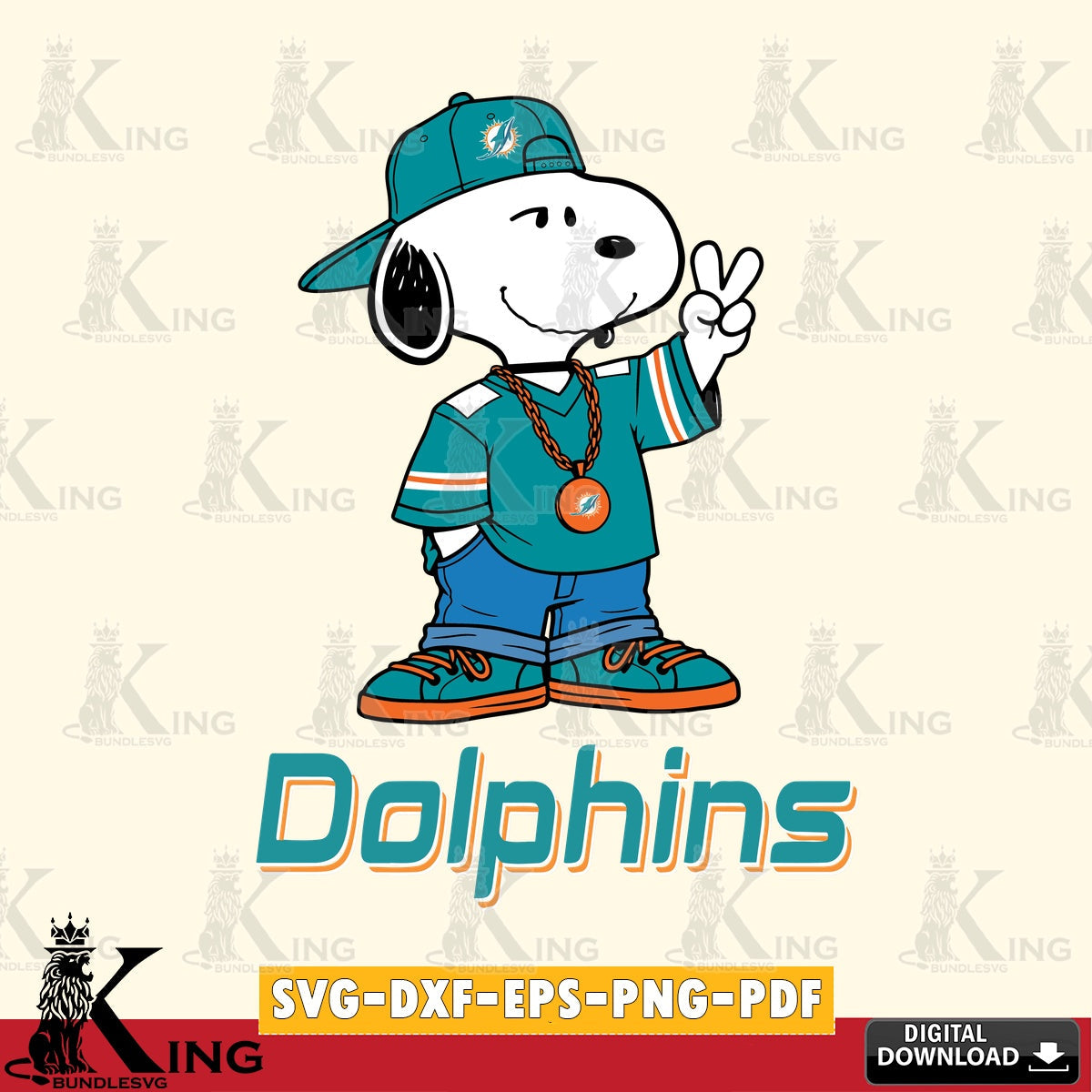Miami Dolphins Snoopy Say hi Cricut file , Cut file , Digital Download , PDF File , Instant Download