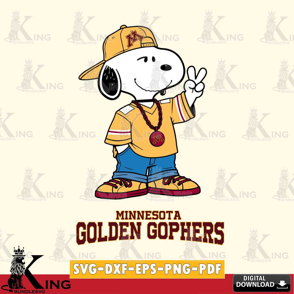 Minnesota Golden Gophers Snoopy Say hi SVG, Cricut, Cut file , Digital Download , Instant Download, Peanuts svg, NCAA svg, Football svg, Sport svg