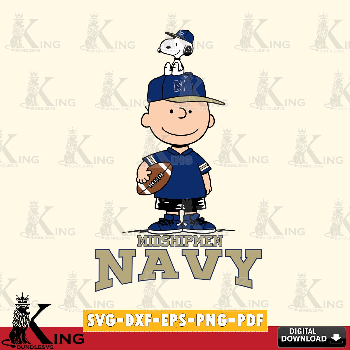 Navy Midshipmen Peanuts Football Rugby SVG, Cricut, Cut file , Digital Download , Instant Download, Peanuts svg, NCAA svg, Football svg, Sport svg
