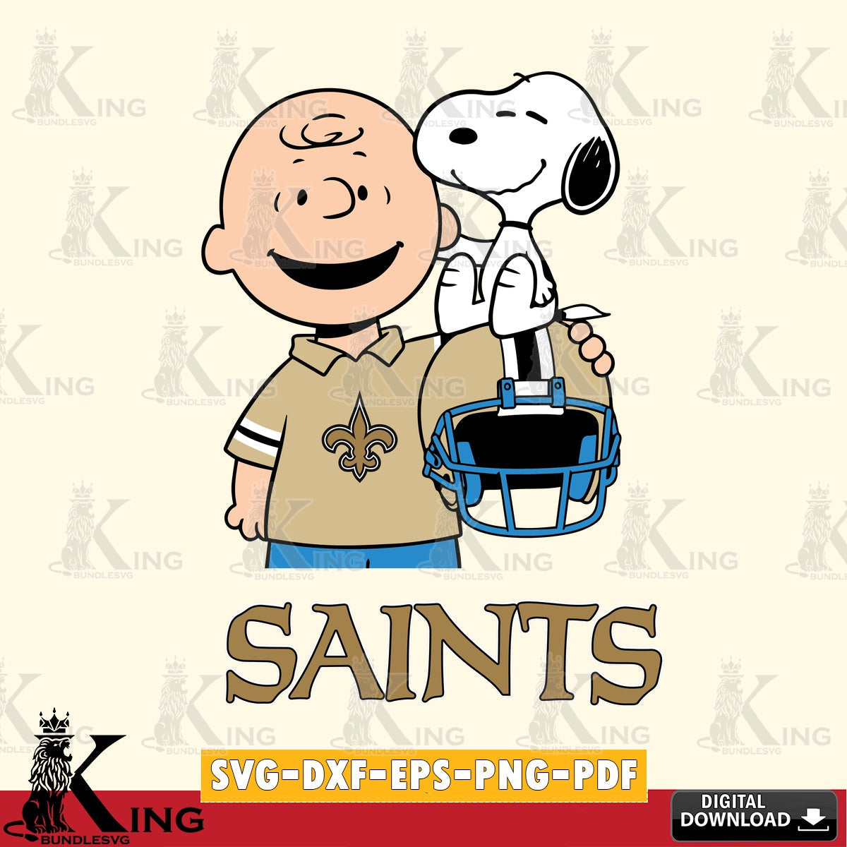 New Orleans Saints Snoopy On Helmet Cricut file , Cut file , Digital Download , PDF File , Instant Download