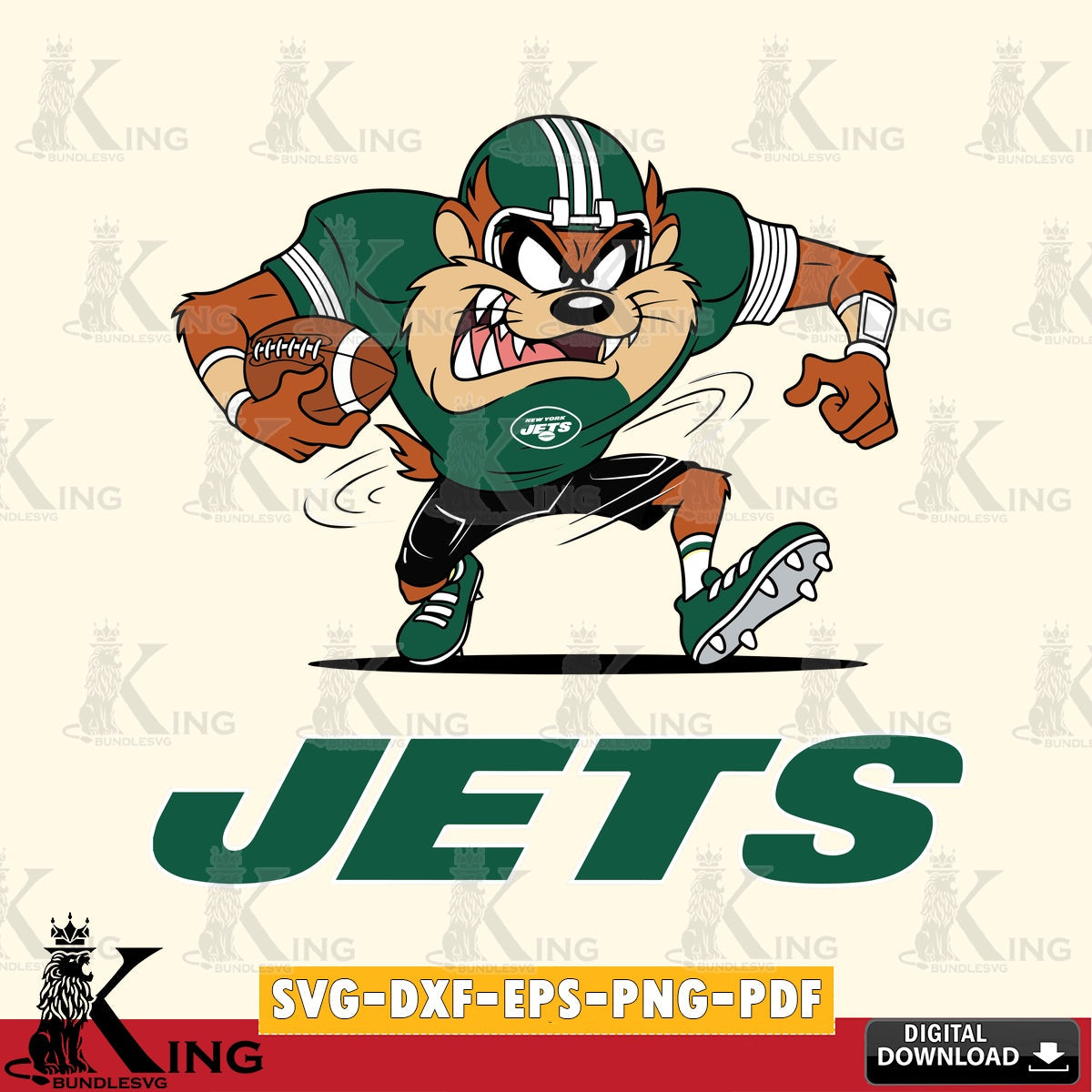 New York Jets Taz Football Helmet Cut file , Digital Download , Instant Download, Looney Tunes svg, Football svg