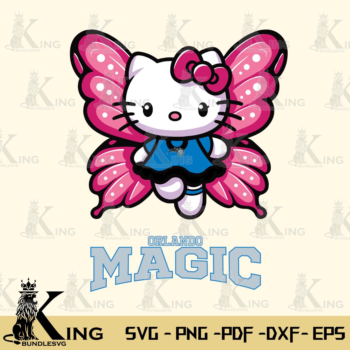 Orlando Magic Hello Kitty Dreamscape Svg Eps Dxf Png File, Digital Download