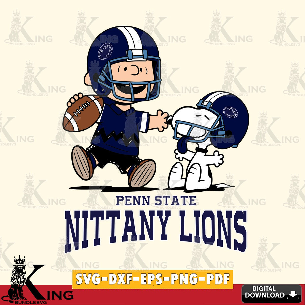 Penn State Nittany Lions Snoopy and Peanut Fun SVG, Cricut, Cut file , Digital Download , Instant Download, Peanuts svg, NCAA svg, Football svg, Sport svg