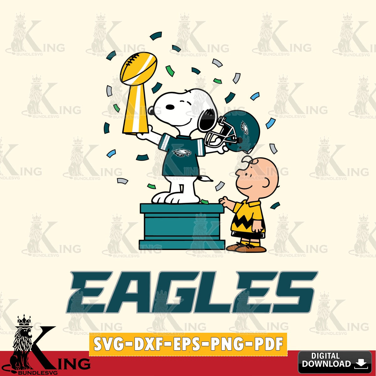 Philadelphia Eagles Peanuts Winner Cricut file , Cut file , Digital Download , PDF File , Instant Download