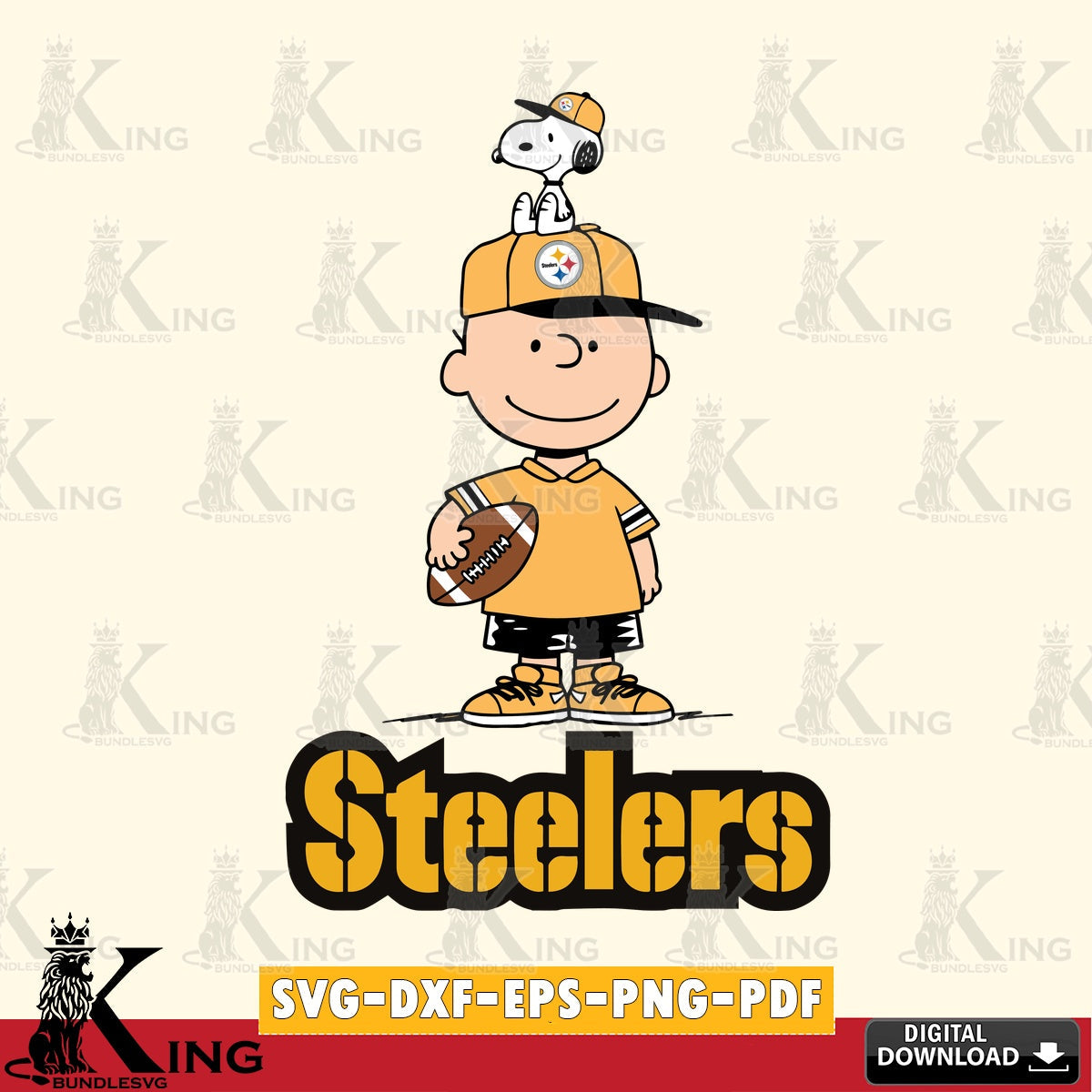 Pittsburgh Steelers Peanuts Football Rugby Cricut file , Cut file , Digital Download , PDF File , Instant Download
