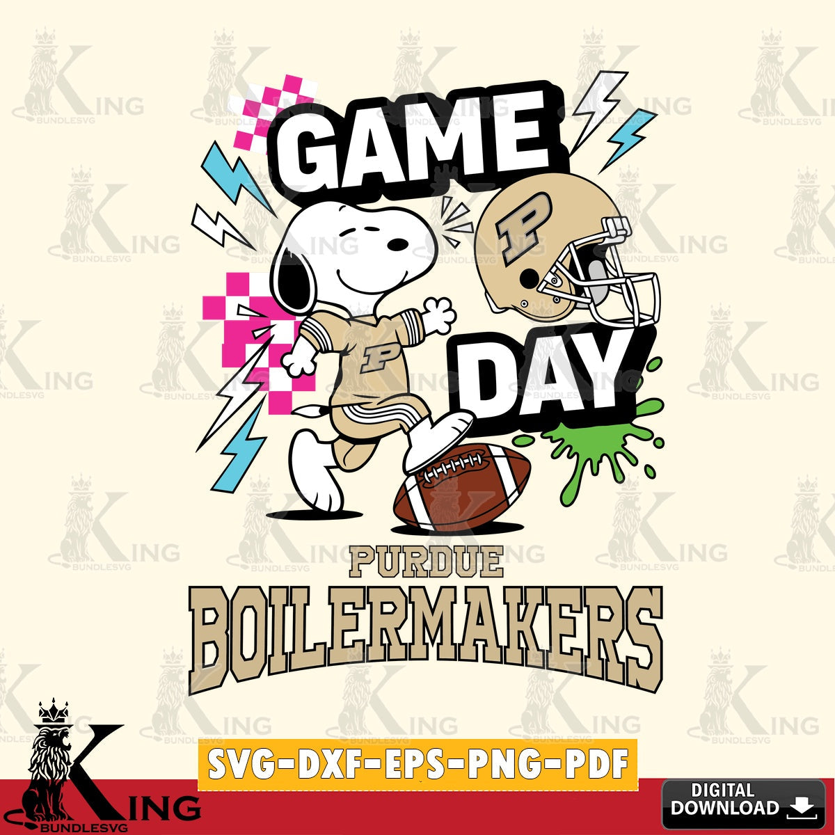 Purdue Boilermakers Snoopy Game day SVG, Cricut, Cut file , Digital Download , Instant Download, Peanuts svg, NCAA svg, Football svg, Sport svg