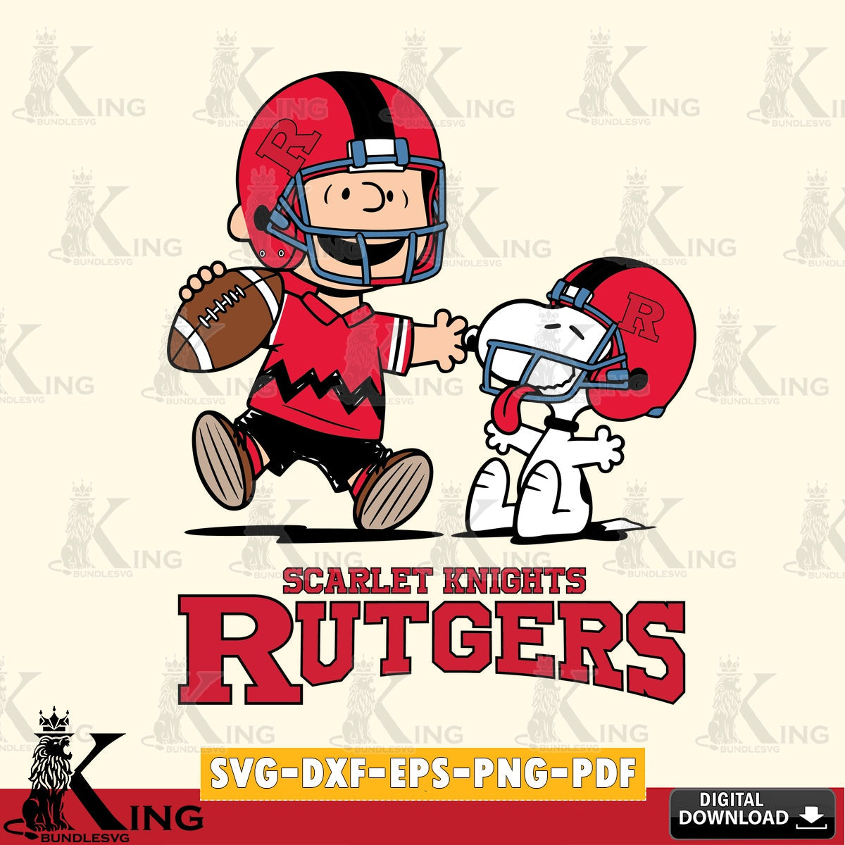 Rutgers Scarlet Knights Snoopy and Peanut Fun SVG, Cricut, Cut file , Digital Download , Instant Download, Peanuts svg, NCAA svg, Football svg, Sport svg