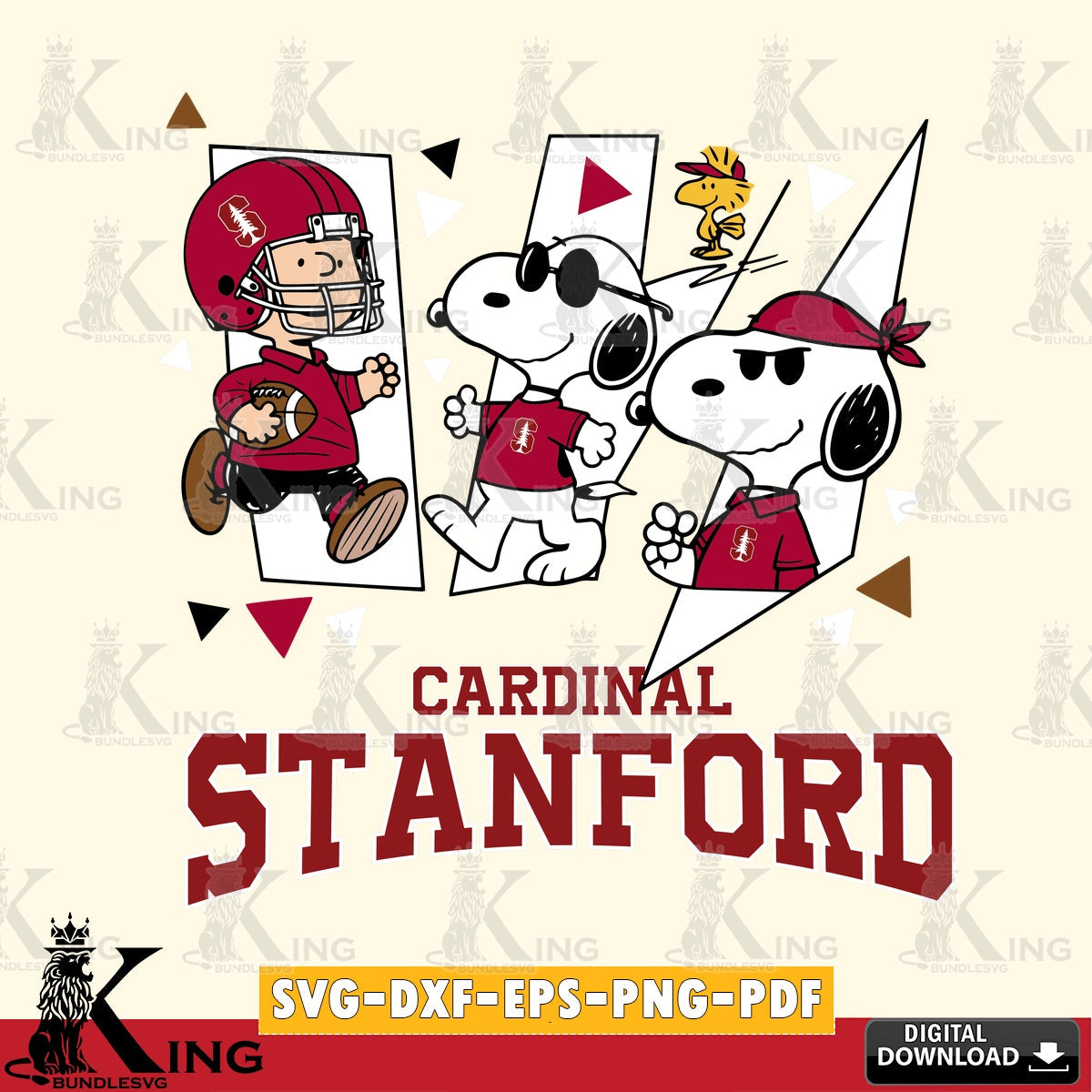 Stanford Cardinal Peanuts Joe Cool SVG, Cricut, Cut file , Digital Download , Instant Download, Peanuts svg, NCAA svg, Football svg, Sport svg