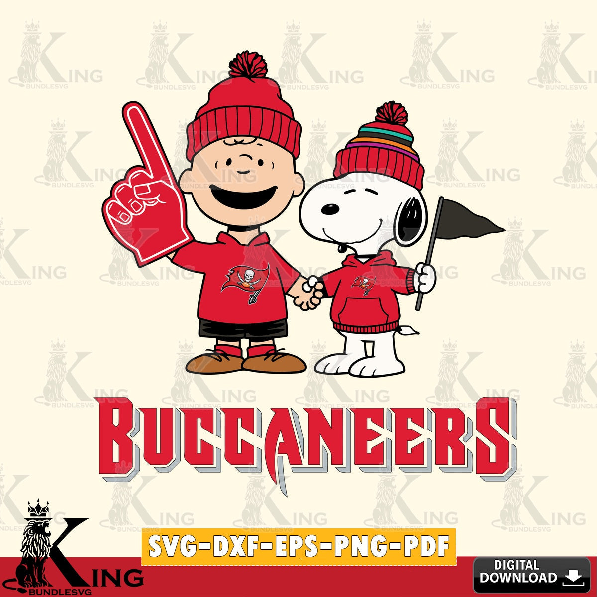 Tampa Bay Buccaneers Peanuts Fan Gear Cricut file , Cut file , Digital Download , PDF File , Instant Download