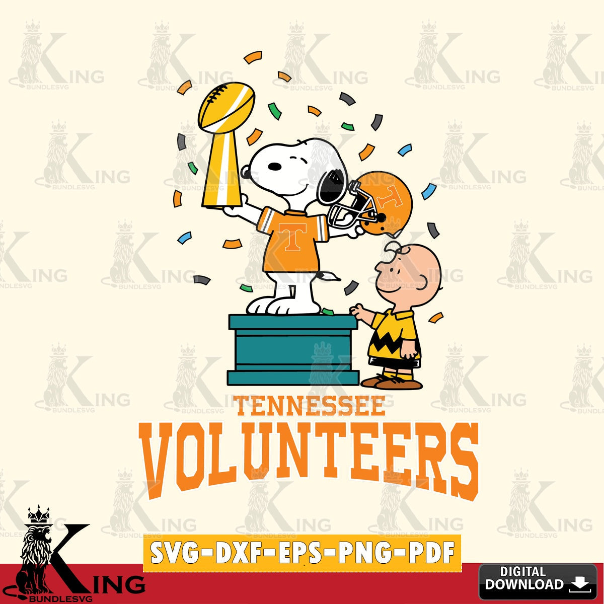 Tennessee Volunteers Peanuts Winner SVG, Cricut, Cut file , Digital Download , Instant Download, Peanuts svg, NCAA svg, Football svg, Sport svg