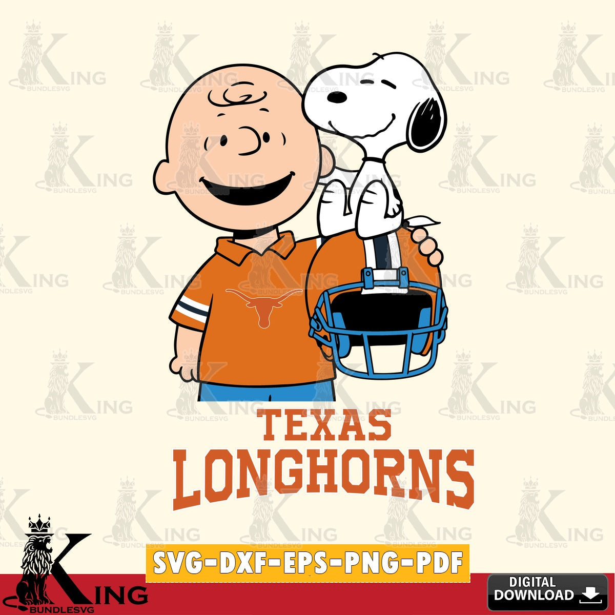 Texas Longhorns Snoopy On Helmet SVG, Cricut, Cut file , Digital Download , Instant Download, Peanuts svg, NCAA svg, Football svg, Sport svg