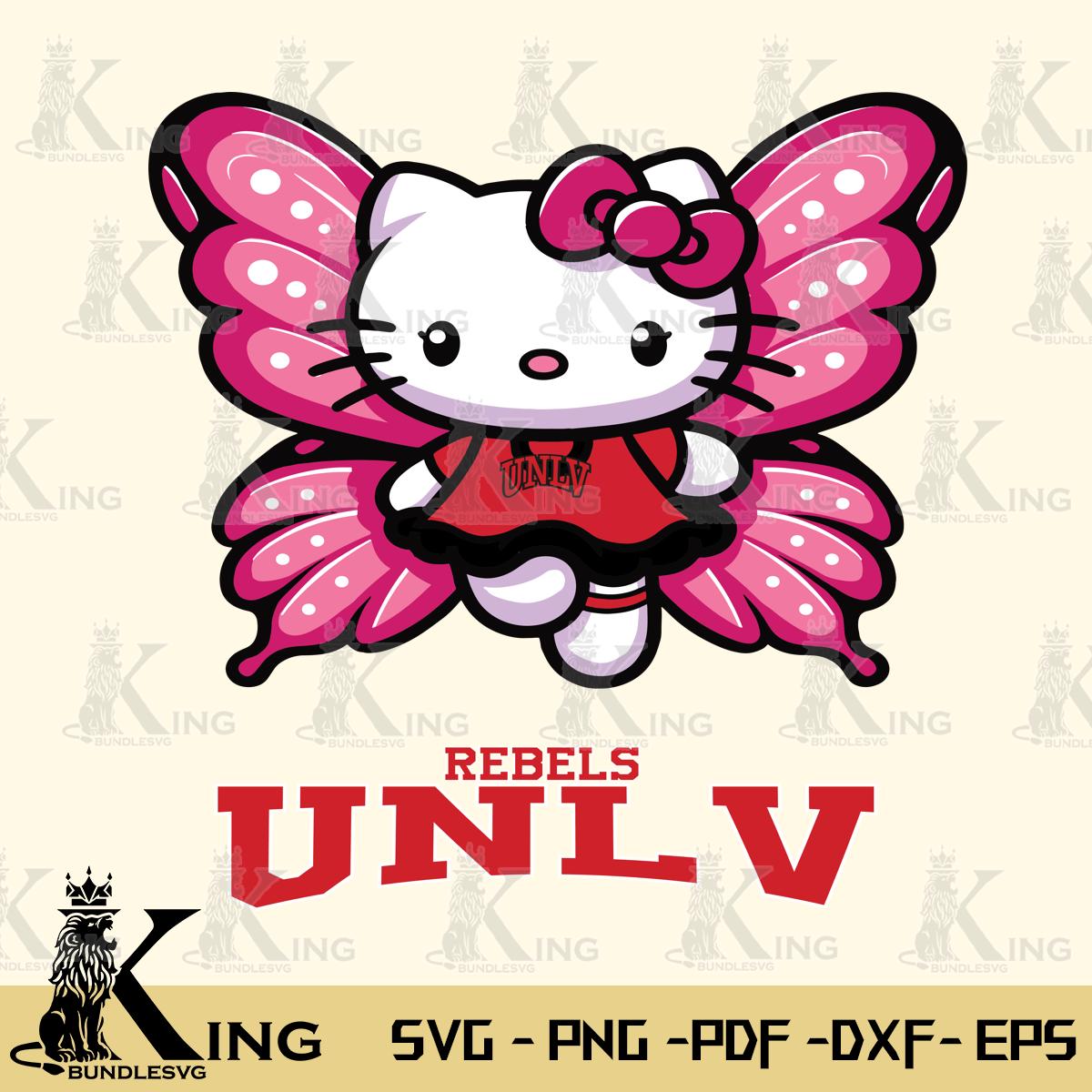 UNLV Rebels Hello Kitty Dreamscape Svg Eps Dxf Png File, Digital Download