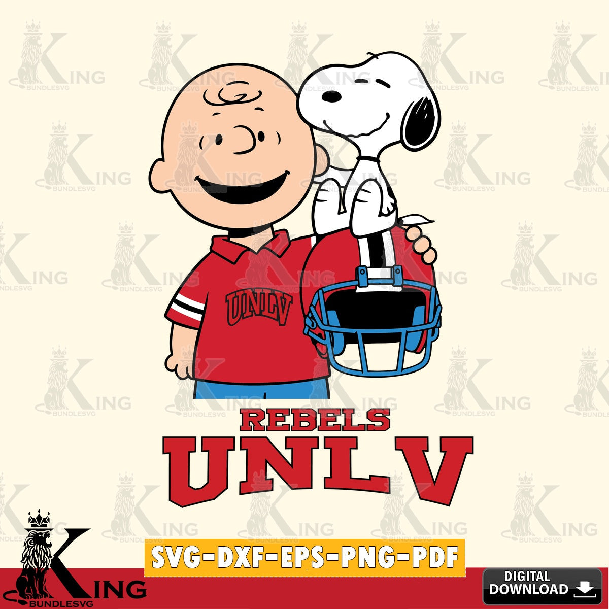 UNLV Rebels Snoopy On Helmet SVG, Cricut, Cut file , Digital Download , Instant Download, Peanuts svg, NCAA svg, Football svg, Sport svg