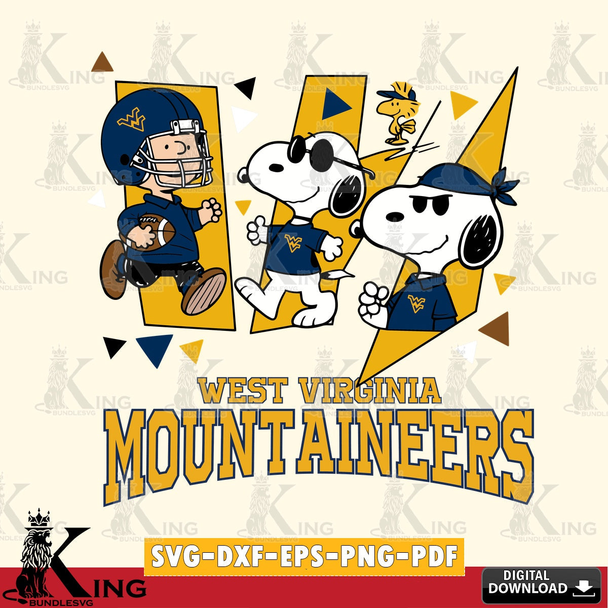 West Virginia Mountaineers Peanuts Joe Cool SVG, Cricut, Cut file , Digital Download , Instant Download, Peanuts svg, NCAA svg, Football svg, Sport svg