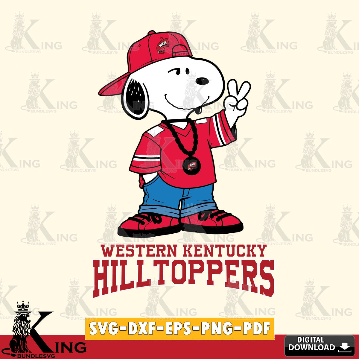 Western Kentucky Hilltoppers Snoopy Say hi SVG, Cricut, Cut file , Digital Download , Instant Download, Peanuts svg, NCAA svg, Football svg, Sport svg
