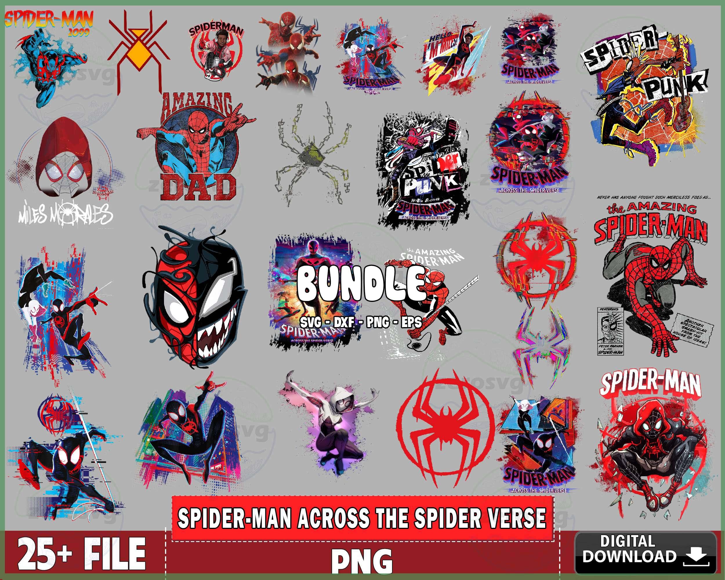 spider man across the spider verse Character Bundle PNG