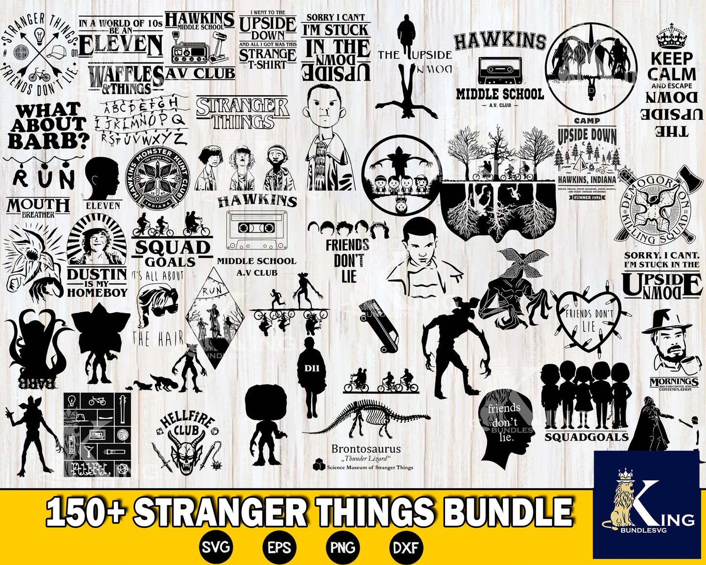 Stranger things bundle svg ,Bundle Hellfire Club svg ,999+ file  Mega Bundle Stranger Things svg dxf eps png,cricut , for Cricut, Silhouette, digital, file cut