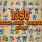 1350+ file Stitch Disney svg,Bundle Stitch Disney svg dxf eps png, for Cricut, Silhouette, digital, file cut
