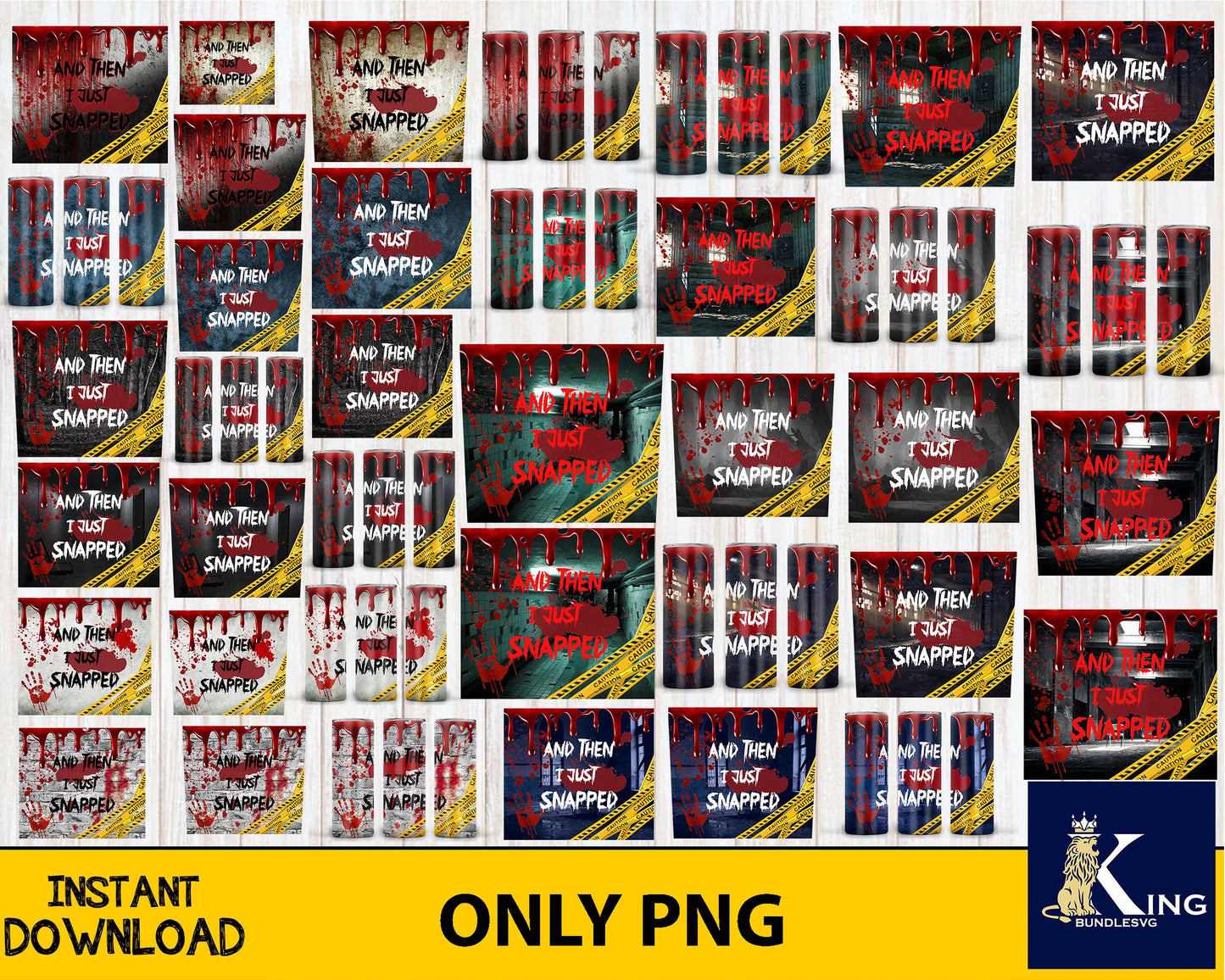 150+ file Tumbler Horror Bundle PNG High Quality, Designs 20 oz sublimation, Bundle Design Template for Sublimation