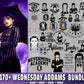 170+ file Wednesday Addams  bundle SVG , Wednesday Addams SVG DXF EPS PNG, for Cricut, Silhouette, digital, file cut