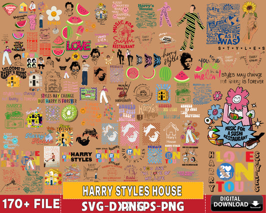 170+ file Harry Styles House - Love on Tour 2023, Harry Styles bundle SVG DXF EPS PNG, Taylor Swift Inspired Svg, Swiftie Svg, Swift Midnight svg, cricut, for Cricut, Silhouette, digital, file cut