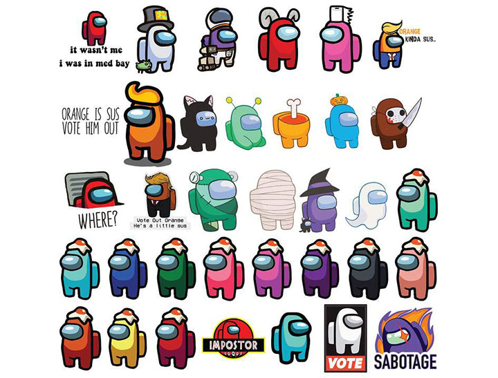 Among Us Bundle svg,1500+ files Among Us svg eps png, for Cricut, Silhouette, digital, file cut