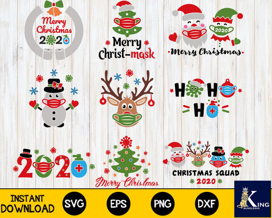 Bundle Christmas svg,Christmas svg eps png, for Cricut, Silhouette, digital, file cut