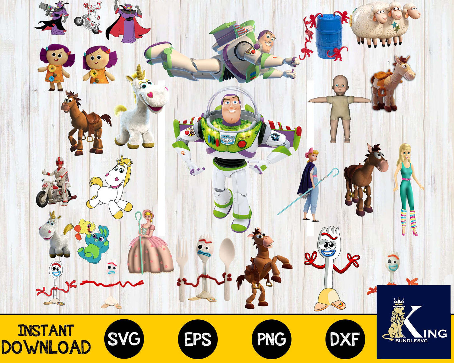 200+ file toy story SVG Mega Bundle toy story svg eps png, for Cricut, Silhouette, digital, file cut
